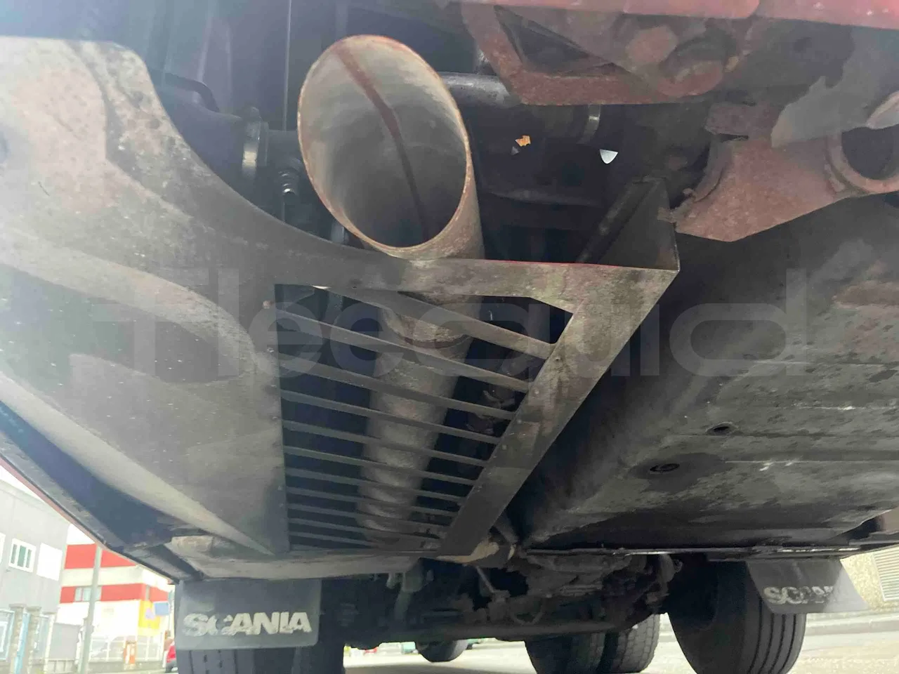 Scania Touring HD - exhaust photo