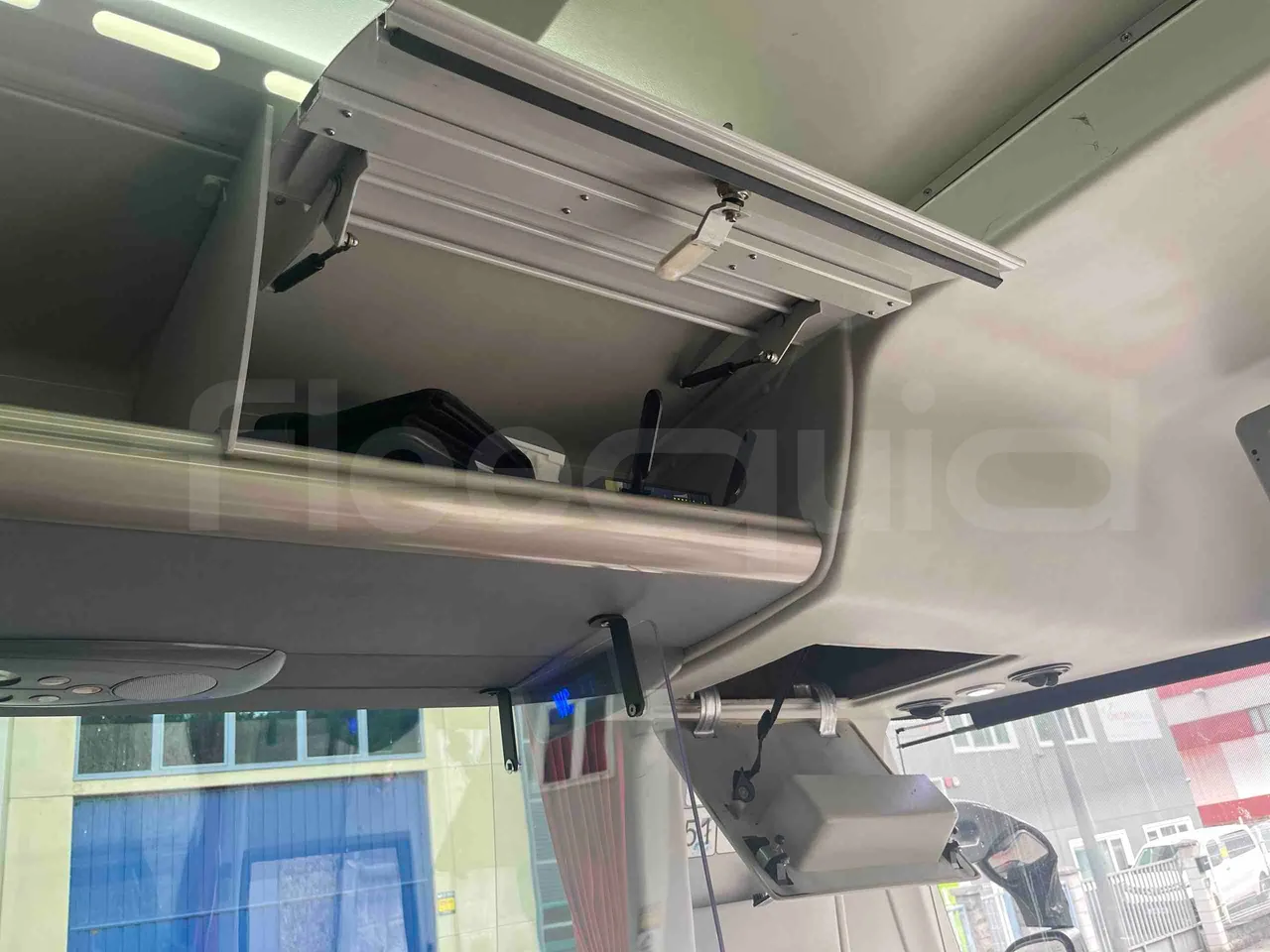 Scania Touring HD - overhead compartments photo