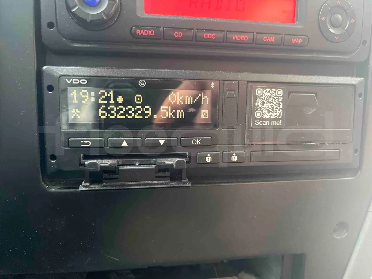 Scania Touring HD - Tachograph
