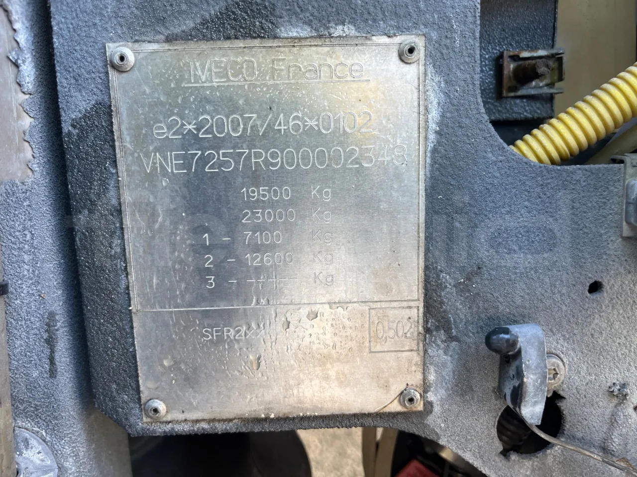 Iveco Magelys - vehicle plate photo