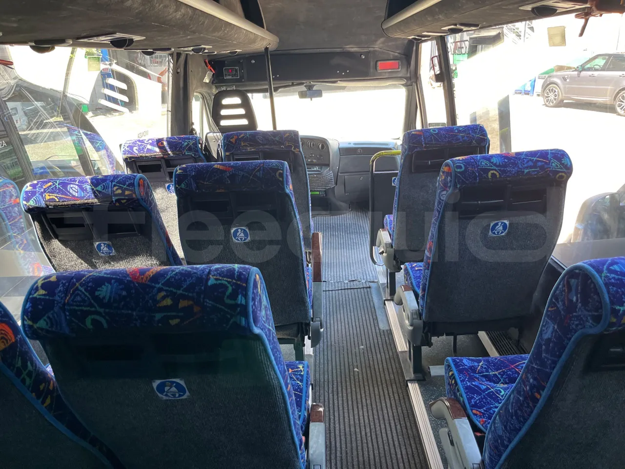 Iveco Daily A50C - EUR3 - 107kW - 6.948m - forward view all seats last row height