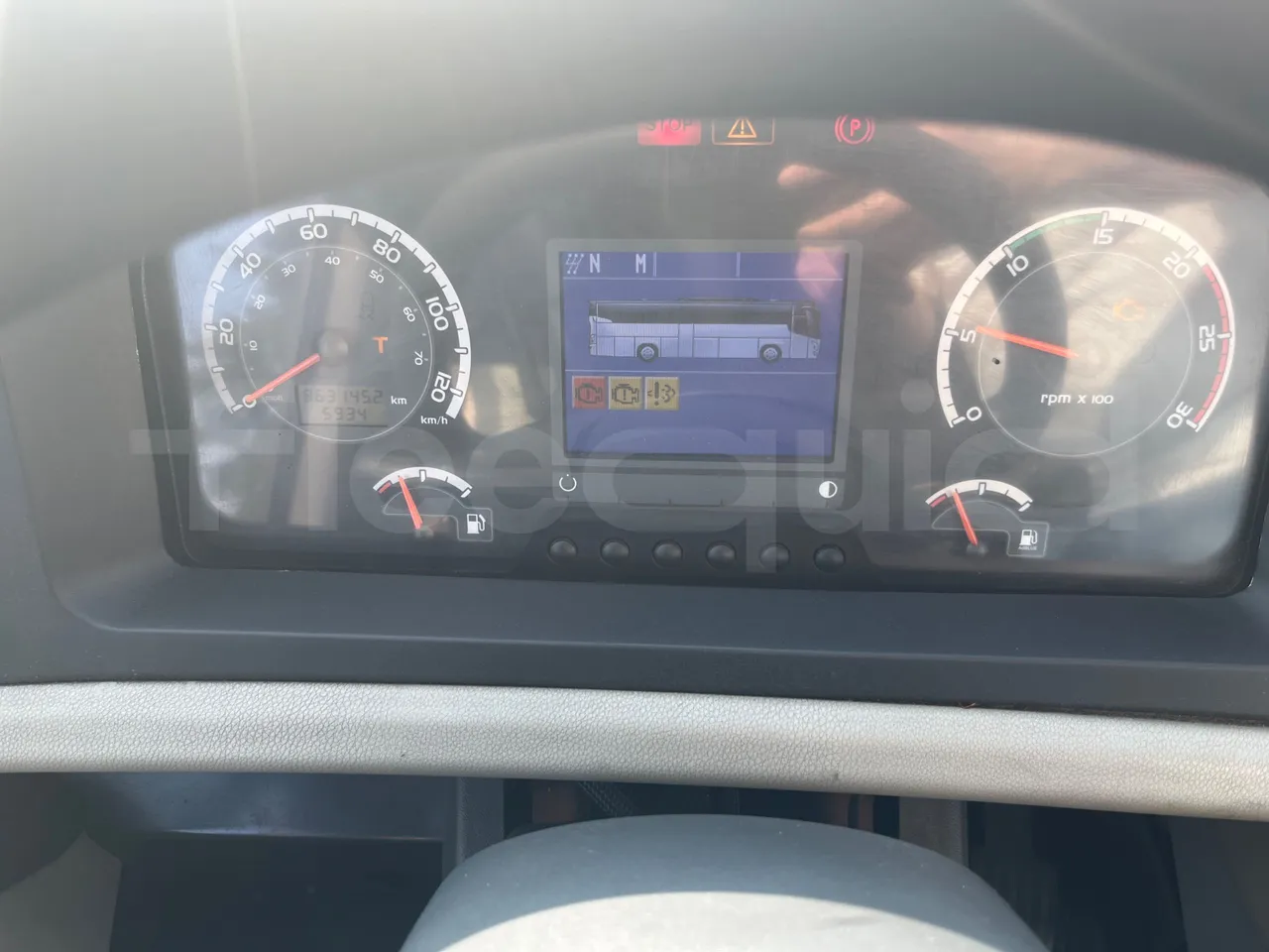 Vdl FUTURA FHD2 501E1 - Euro 6 - 320 kW - 12.875 mt - dashboard lights on