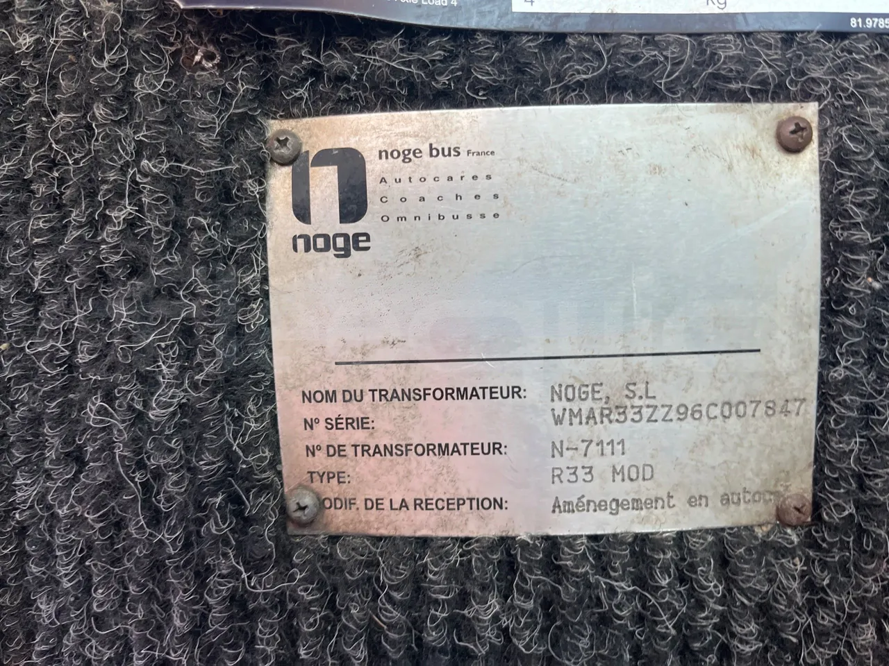 Man Noge TouringR33 - Euro4 - 324kW - 12.200mt - onboard devices 3