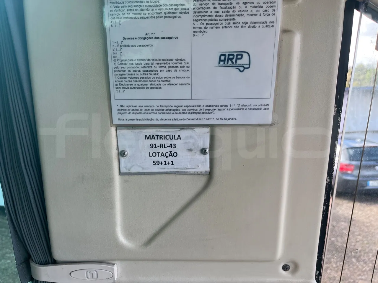 Man Noge TouringR33 - Euro4 - 324kW - 12.200mt - seat plate photo