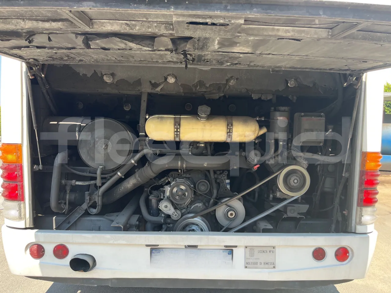 Irizar Scania Century K114IB - EUR3 - 250kW - 12m - rear hatch open (mandatory  for bus to scrap)