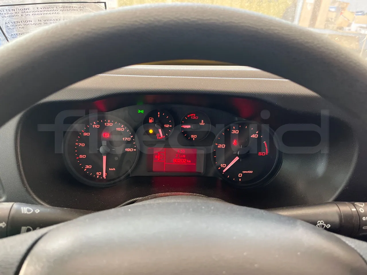 Iveco Daily 50C14N - EUR6 - 100kW - 6,048m - dashboard lights on